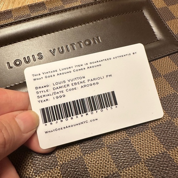 LOUIS VUITTON Parioli PM Damier Ebene Tote Shoulder Bag - Picture 9 of 11